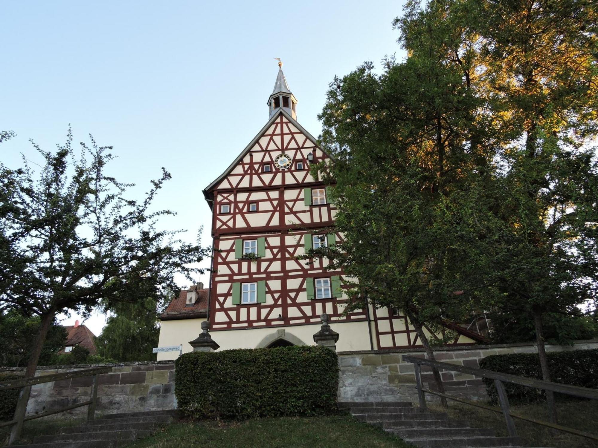 Turmstueble Im Torhaus Von 1545 Apartment Burgbernheim Luaran gambar